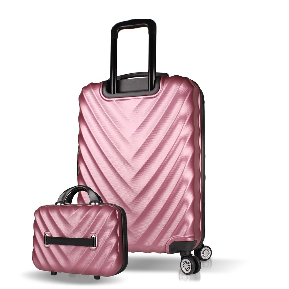 Set Kofera u Roze Zlatnoj Boji (2 Komada) slika 2