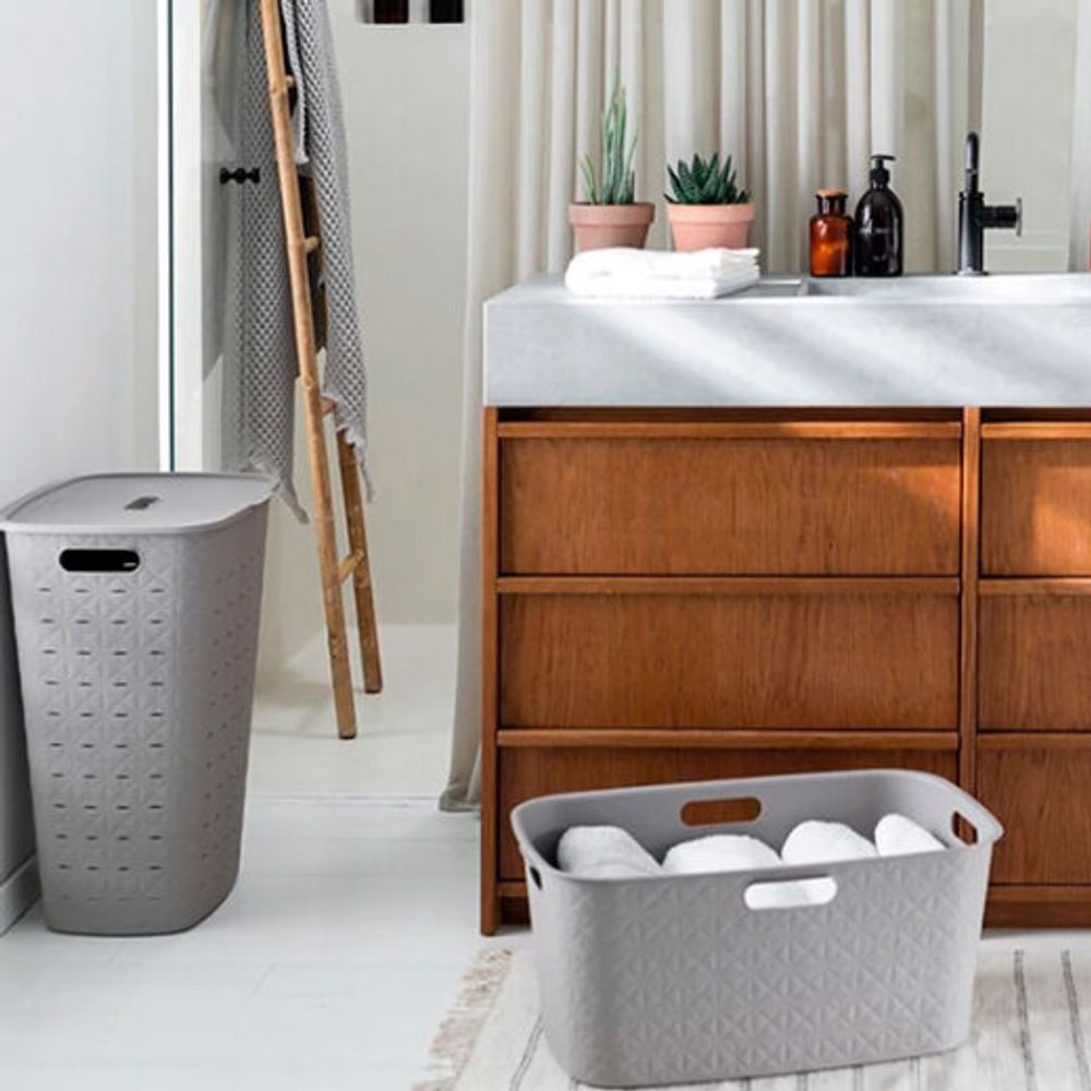 Softex Korpa za veš 45L čisti bež slika 2
