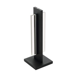 Eglo stolna lampa spadafora led 12w 3000k 1250lm crno/bijelo prozirno v:380mm