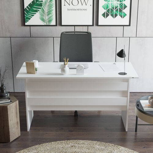Woody Fashion Radni stol, Bijela boja, Vario A - White slika 2