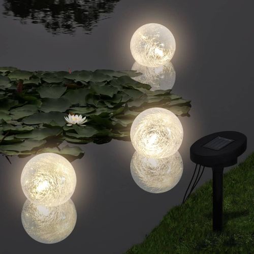 Plutajuće LED svjetiljke za ribnjake i bazene 6 kom slika 2