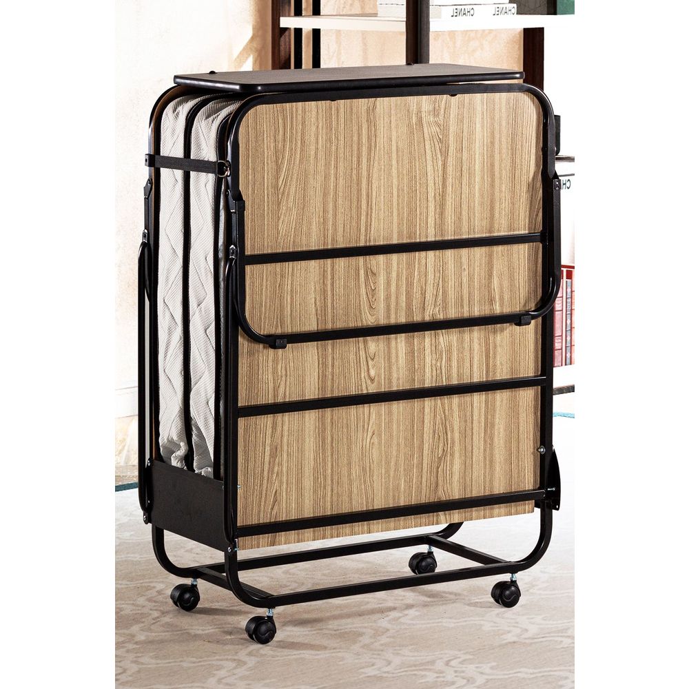 Katlanji Krevet White Black slika 3