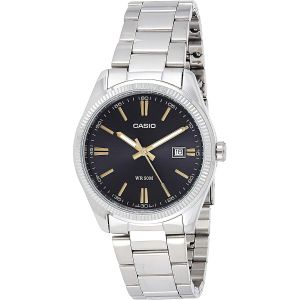 Muški sat Casio DATE Crna Srebrna (Ø 39 mm)