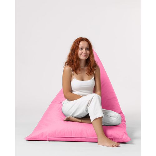 Atelier Del Sofa Pyramid Big Bed Pouf - Roze Bean Bag za baštu slika 10