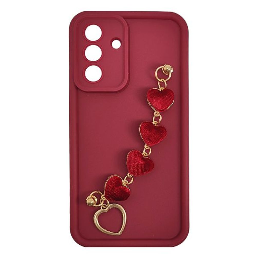 MM TPU SAM GALAXY A56 SILICONE CANDY WRIST STRAP R Heart slika 1