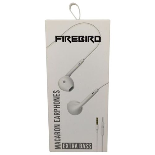 Slušalice FIREBIRD by ADDA Macaron MC1, 3.5mm, s mikrofonom, bijele slika 1