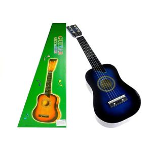 Klasična drvena gitara za djecu 60 cm - plava