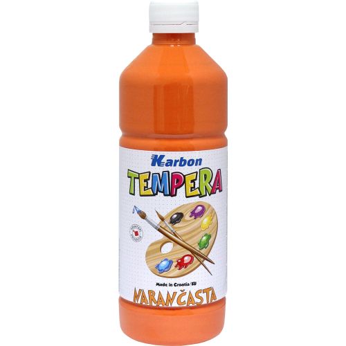 Tempera 550 ml boca KARBON narančasta slika 1