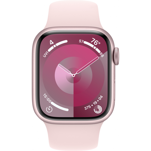 Apple Watch S9 GPS 41mm Pink Alu Case w Light Pink Sport Band - M/L slika 8