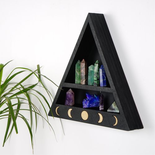 Cry001-S Black Wall Shelf slika 1