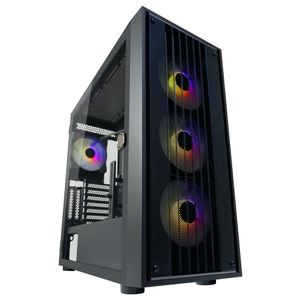 LC-Power Case Gaming 810BE-ATX, ATX, Micro ATX, MiniITX4x 120mm ARGB fans, tempered glass