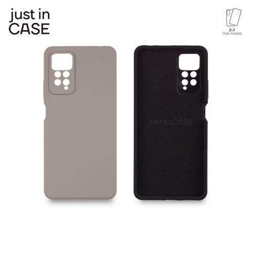 2u1 Extra case MIX PLUS paket CRNI za Redmi Note 11 pro slika 3