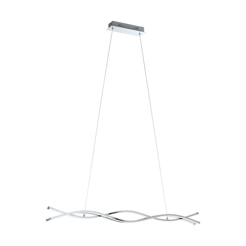 Eglo Lasana 2 Visilica sa LED Osvjetljenjem - 3x13W, D 1020, Aluminijum/Krom-Bijela slika 1