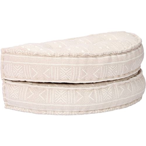 283789 Pouffe 100x20 cm Beige Fabric slika 19