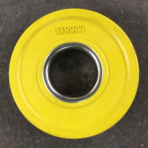 Olimpijski 7-grip gumirani disk uteg 1,25 kg/ф 51 mm slika 1