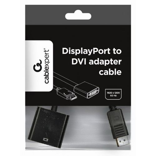 A-DPM-DVIF-002 Gembird DisplayPort to DVI adapter cable, black slika 2