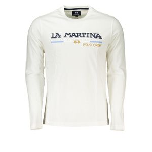 LA MARTINA MEN'S LONG SLEEVE T-SHIRT WHITE