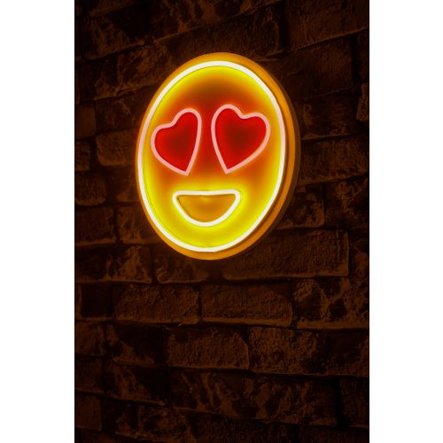 Wallity Ukrasna plastična LED rasvjeta, Love Smile slika 1