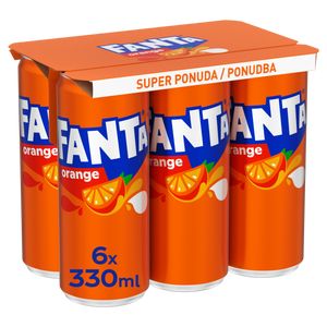 Fanta Orange 0,33l 6pack limenka 