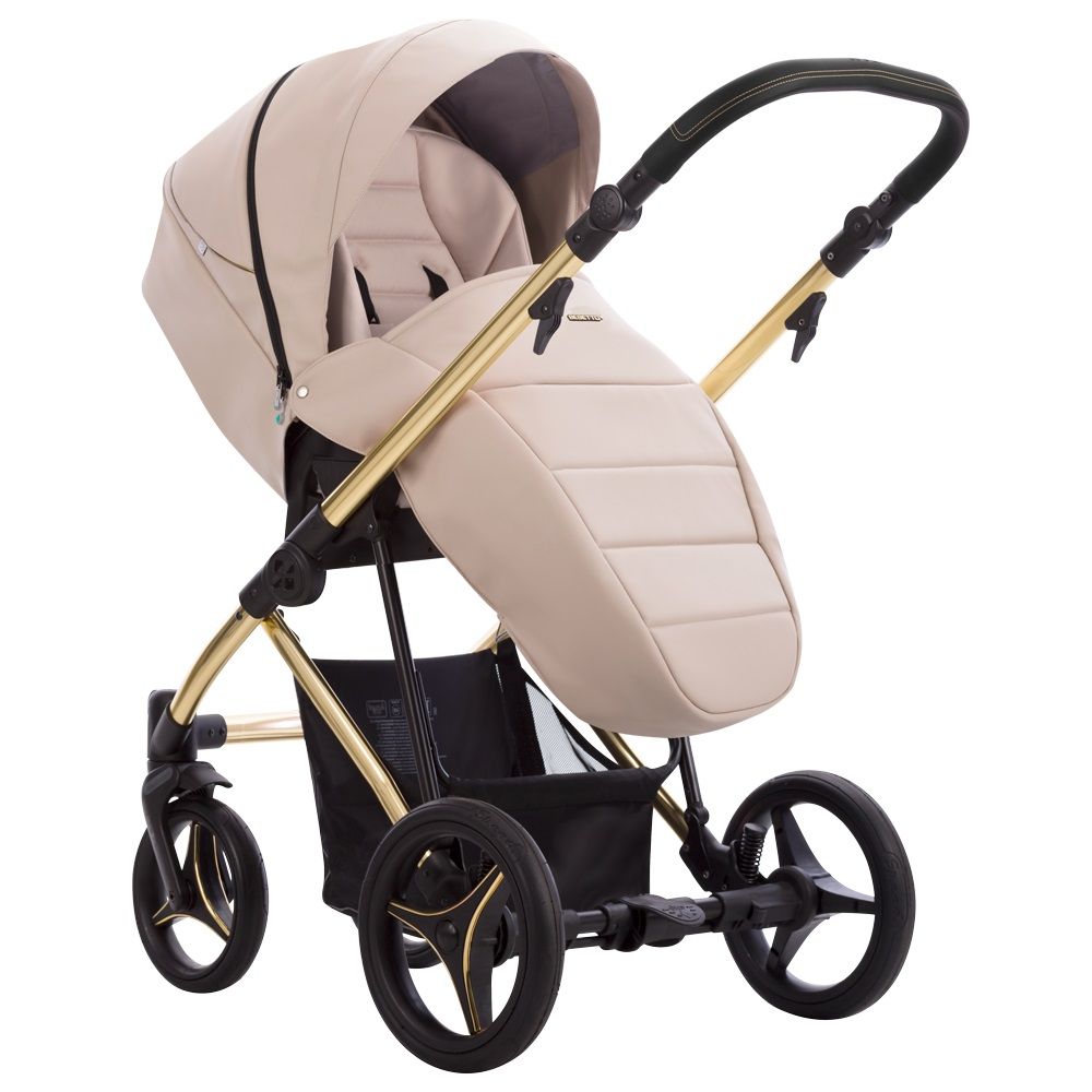 Bebetto Kolica Flavio Premium Class - Set 2u1 Gold 03 slika 6