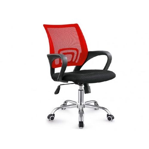 Daktilo stolica C-804D crveno crna slika 1