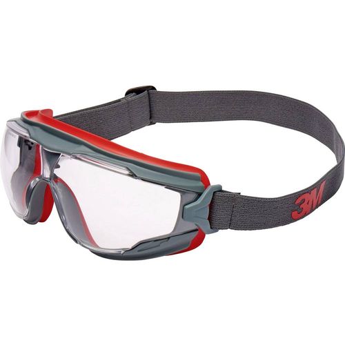 3M Goggle Gear 500 GG501V naočale s punim pogledom uklj. zaštita protiv zamagljivanja siva, crvena slika 1