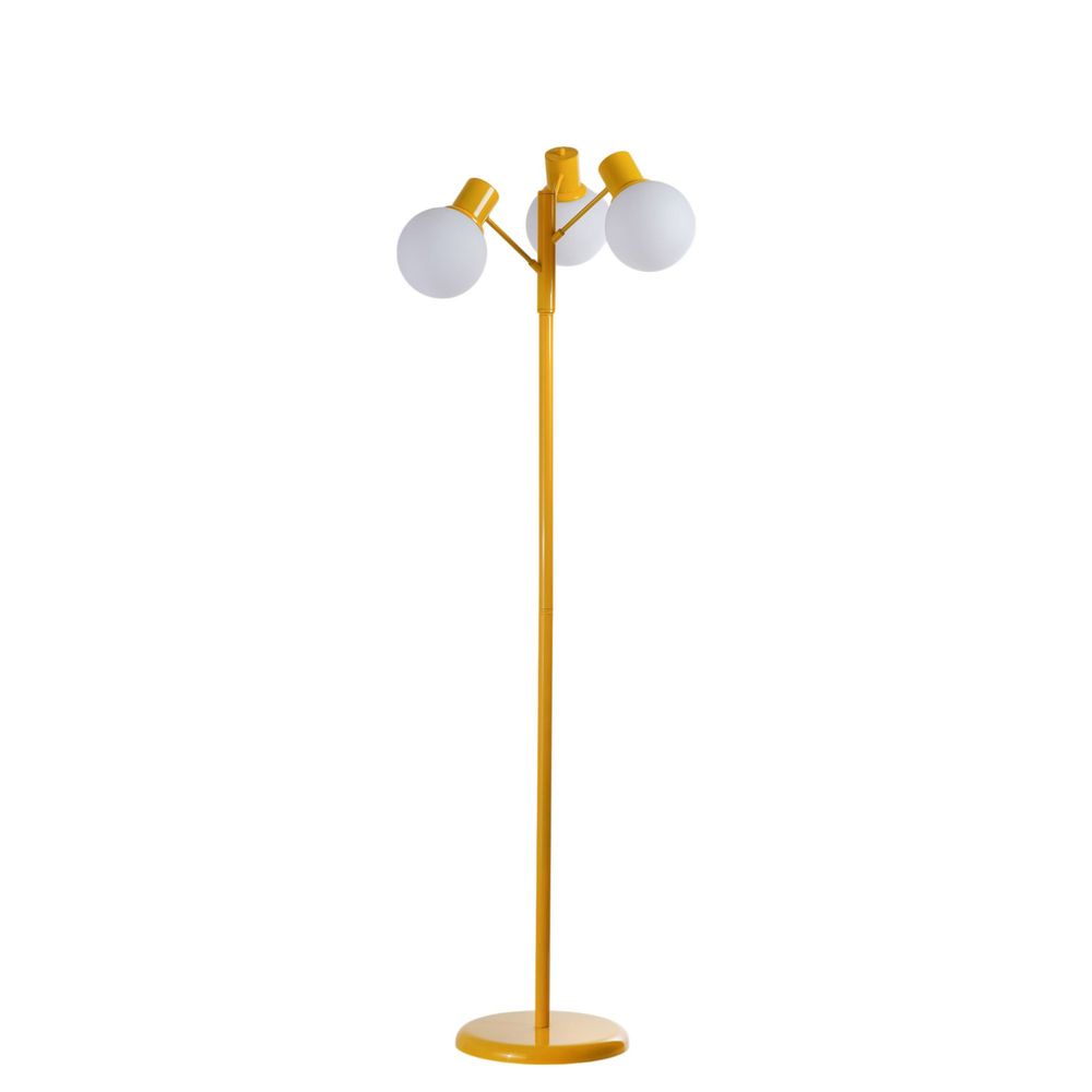 Opviq Podna lampa 258, bijela, senf slika 2