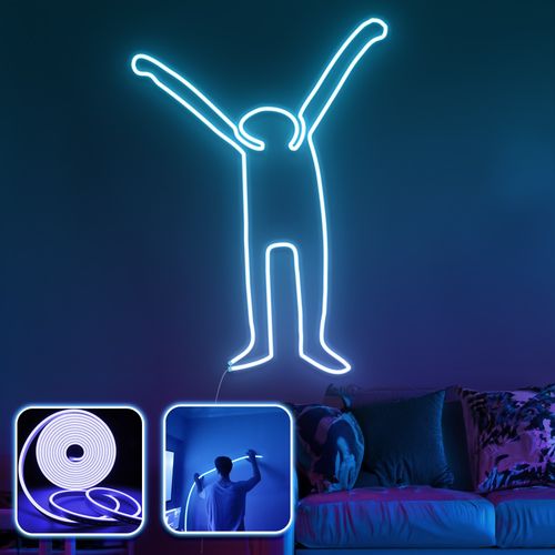 Partying - XL - Blue Blue Decorative Wall Led Lighting slika 1