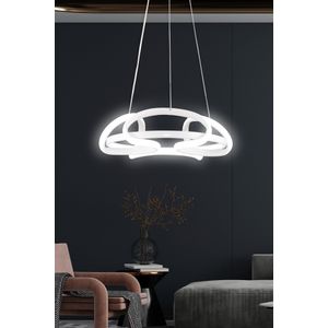 Arcturus White-White Light White Chandelier