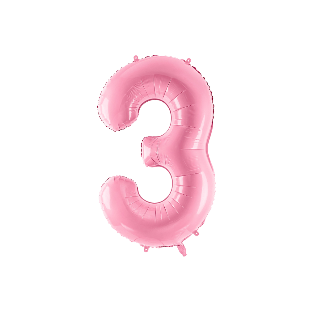 FB1P-3 Folijski balon 3 Pink 86cm slika 1