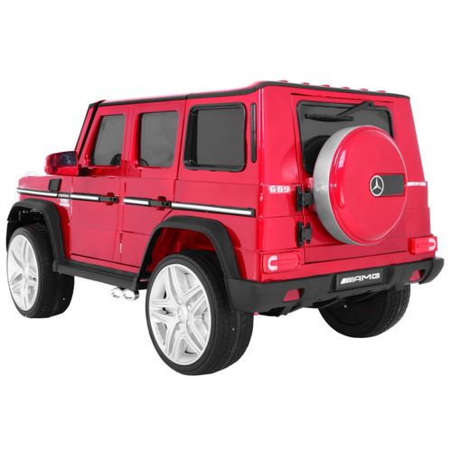 Licencirani auto na akumultor Mercedes G65 2 4G - crveni/lakirani slika 2