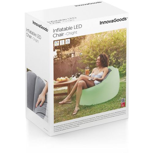 Fotelja na Napuhavanje s Višebojnim LED Svjetlom i Daljinskim Upravljačem Chight InnovaGoods slika 2