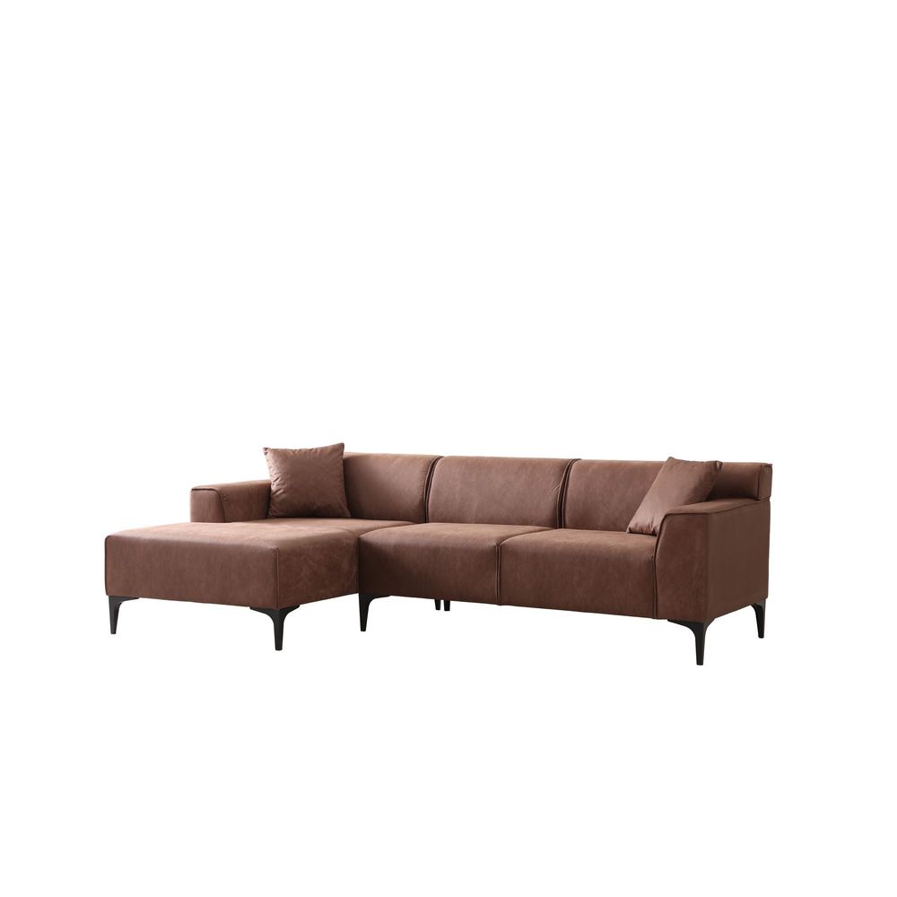 Ugaona sofa New Petra L - boja: kesten slika 7