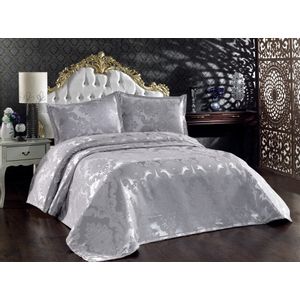 Beste - Grey Grey Double Bedspread Set
