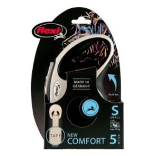 FLEXI NEW COMFORT VODILICA ZA PSE CRNA S, 5m, 15kg slika 2