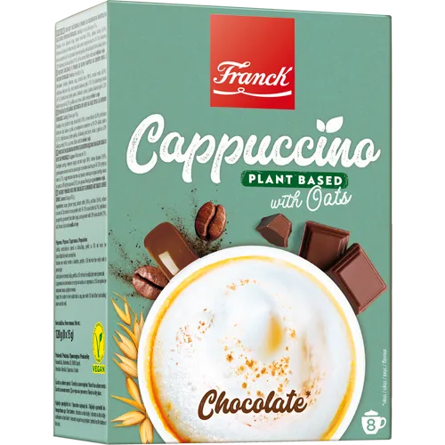 Franck cappucino plant based čokolada 120 g KRATAK ROK slika 1