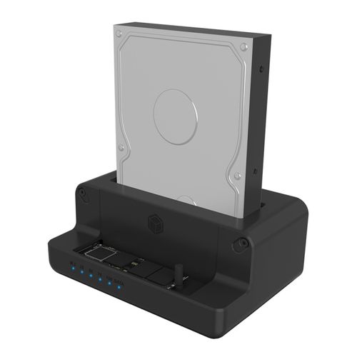 Icybox IB-2914MSCL-C31 docking station and cloning for M.2 NVMe SSD &amp; 2.5''/3.5'' SATA SSD/HDD slika 5