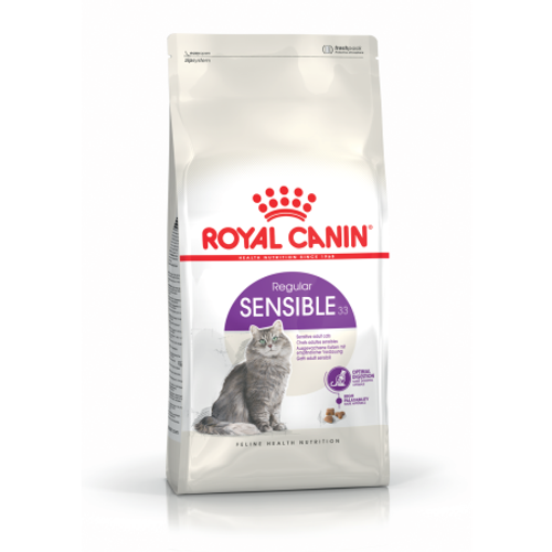 ROYAL CANIN FHN Sensible 33, potpuna i uravnotežena hrana za odrasle mačke starije od godinu dana, s osjetljivim probavnim sustavom, 10 kg slika 1