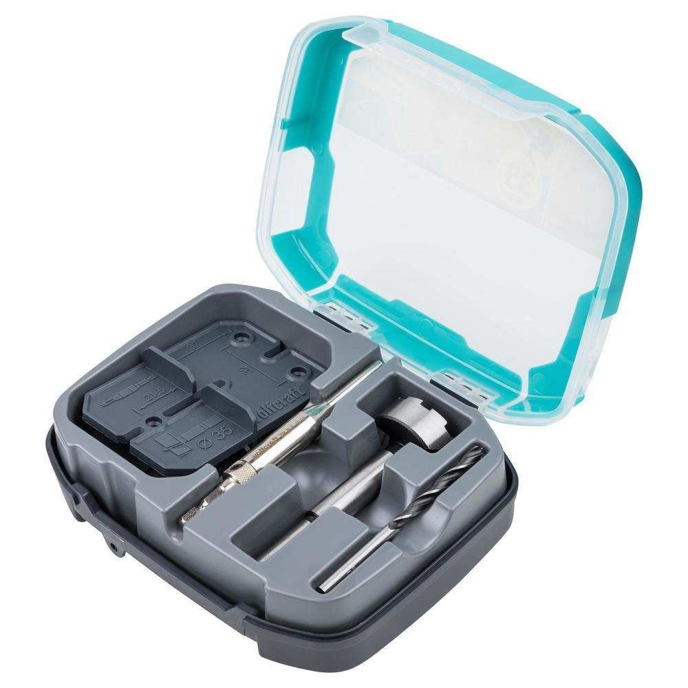 Wolfcraft Set Za Montažu Šarki fi 35 mm / 5 dijelni - 4656000 slika 1