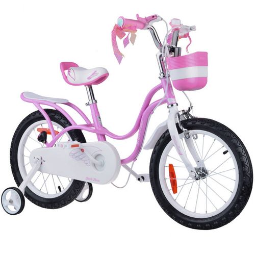 RoyalBaby bicikl 16″ Little Swan Pink slika 1