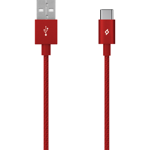 Kabel - USB-C to USB (1,20m) - Red - Alumi Cable slika 1