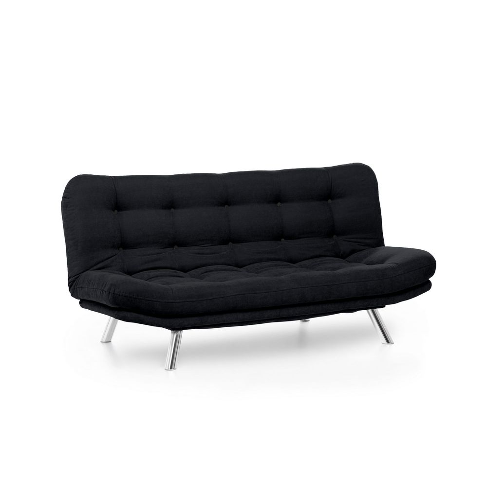 Misa Sofabed - Crni trosjed koji se pretvara u krevet slika 2