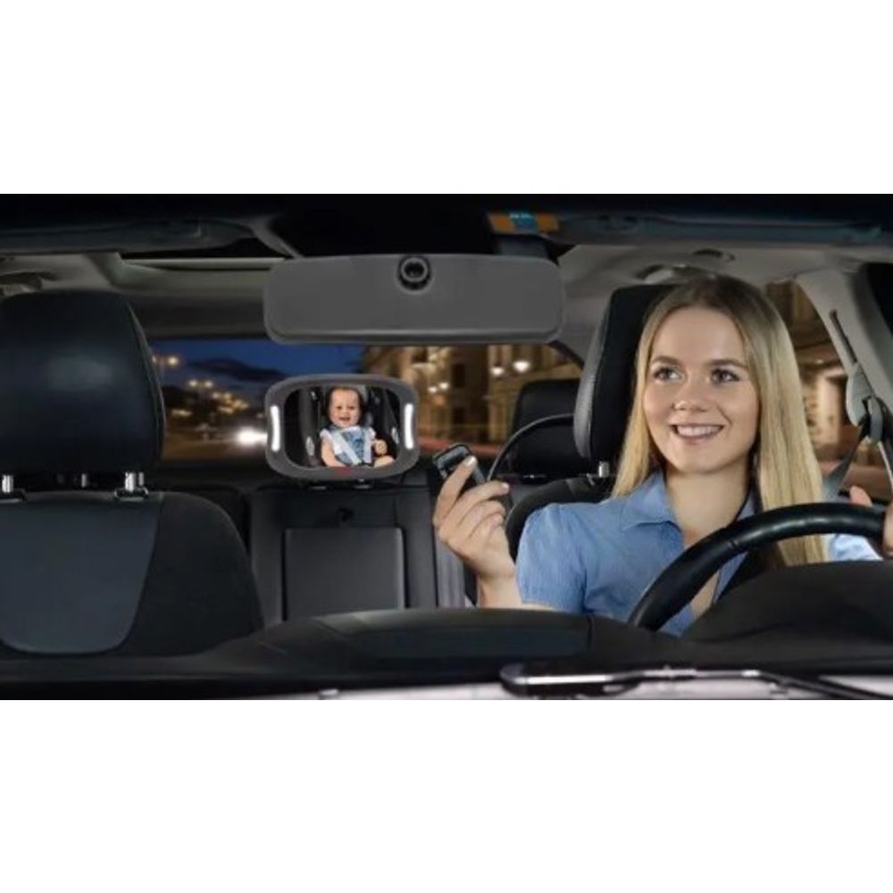Reer Retrovizor za nadzor bebe BabyView sa LED svjetlom 86101 slika 6