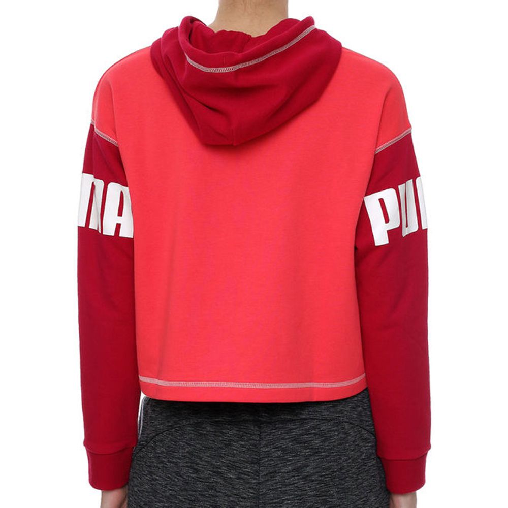 Puma Power Hoodie za žene - Crvena slika 6