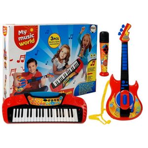 3u1 glazbeni dječji set mikrofon+gitara+klavijature