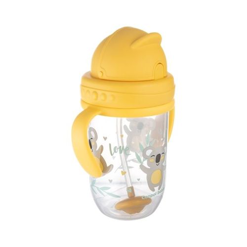 Canpol Babies Non-Spill Sportska Šolja Sa Slamcicom (Teg) 270Ml 56/606 Exotic Yellow slika 3