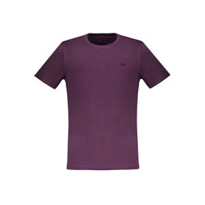 HARMONT &amp; BLAINE MEN'S SHORT SLEEVE T-SHIRT PURPLE