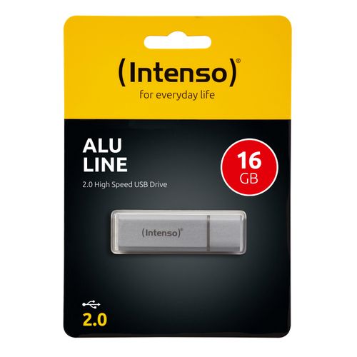 Intenso Alu Line USB 2.0 memorijski stick od 16GB - Srebrni slika 3