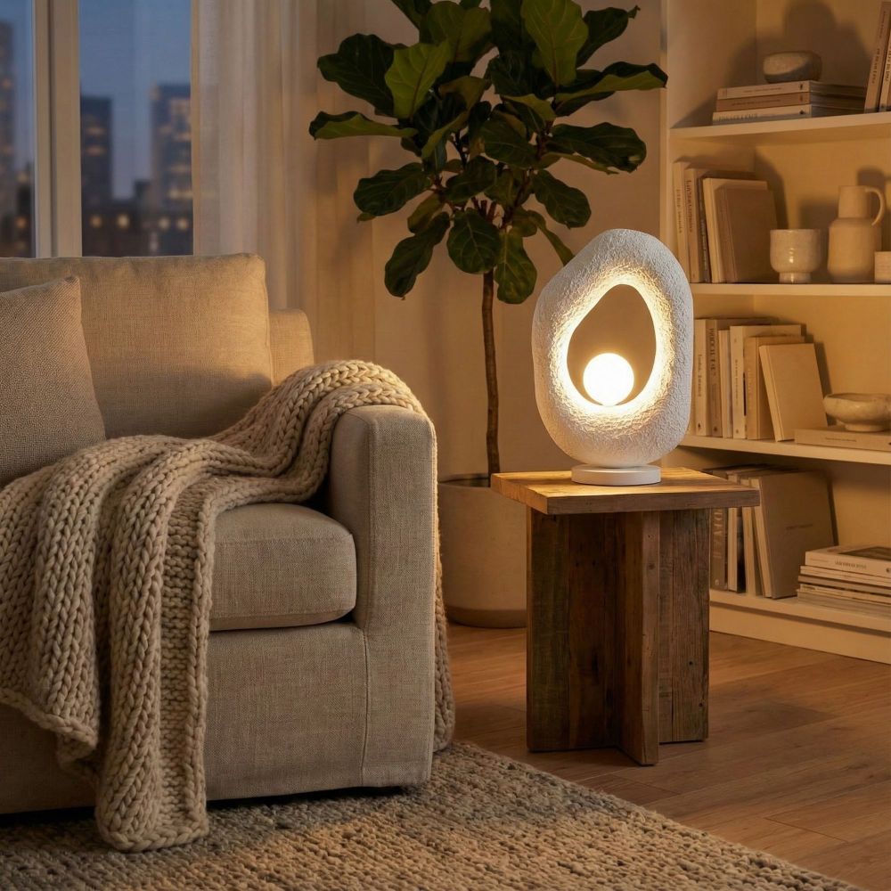 Stolna lampa Vaslı-Nua, boja: bijela slika 2