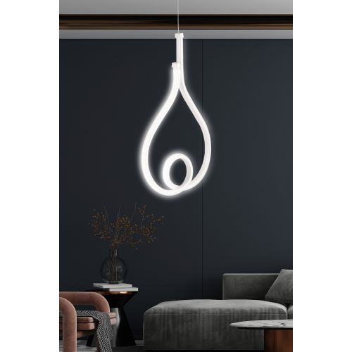 Skylove White - White Light White Chandelier slika 2